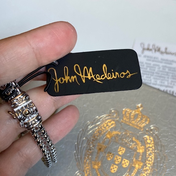 John Medeiros Silver and Gold Bracelet - Picture 4 of 5